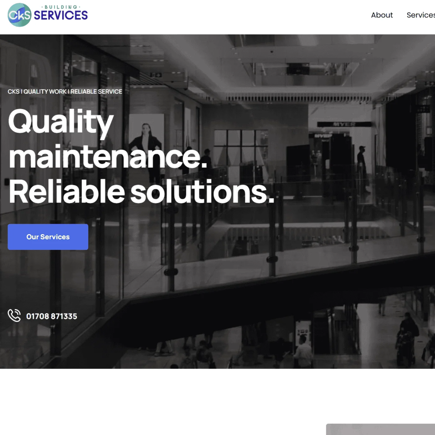 CKS Building Services — portfolio project